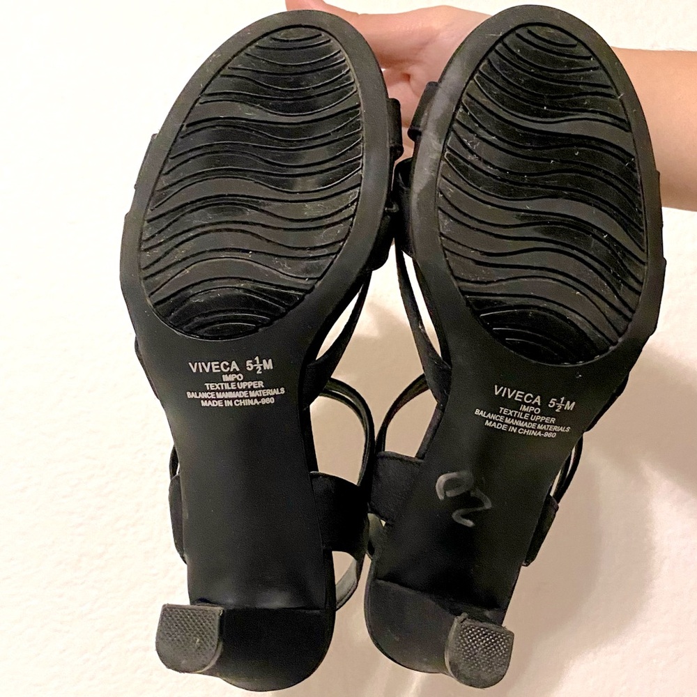 Impo Stretch Viceca Slip-On Strappy Dress High Heels - Picture 7 of 10